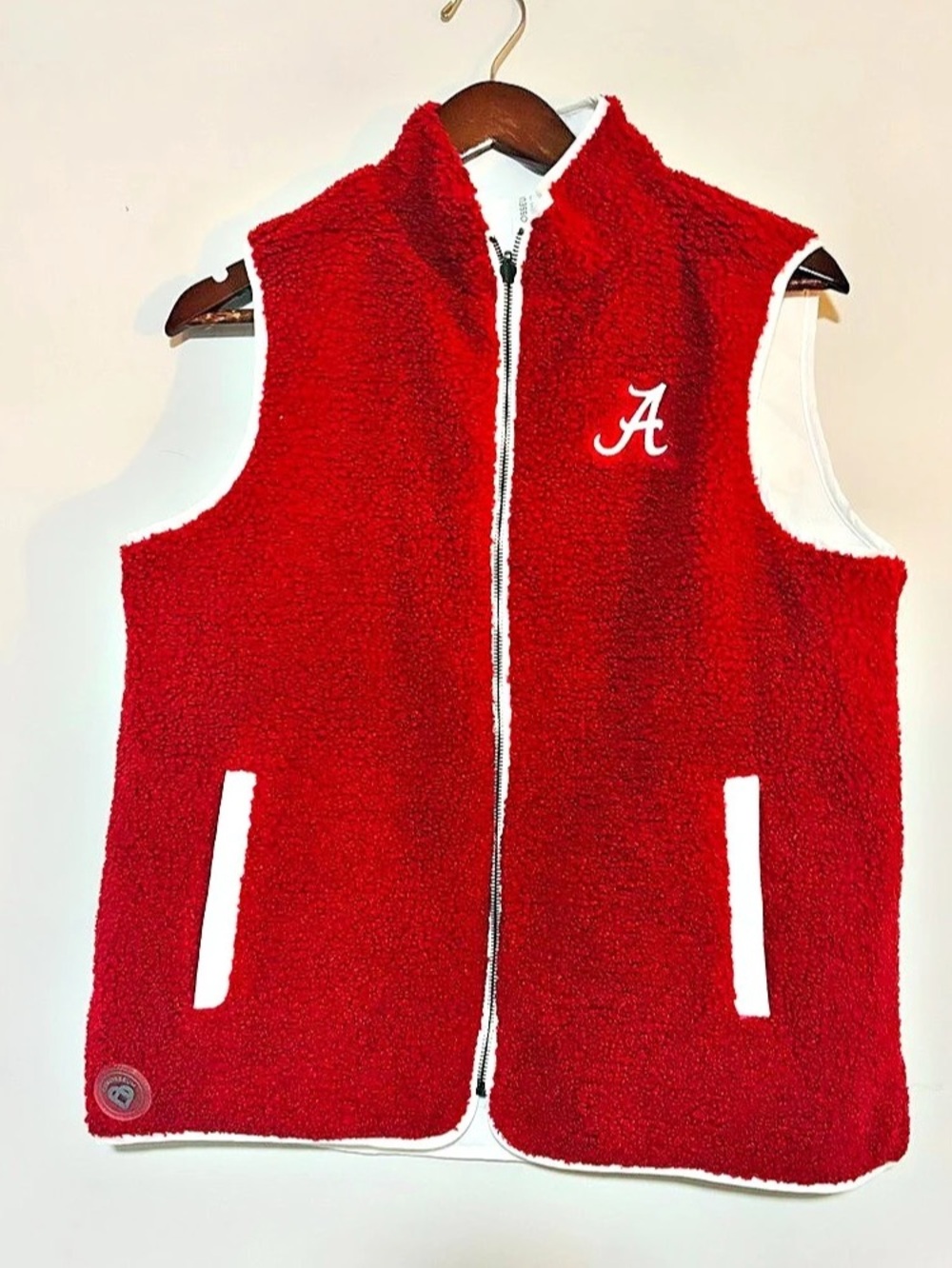 Colosseum Alabama 30th Anniversary Reversible Vest Reversible Vest Red & White